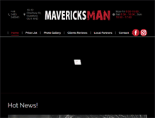 Tablet Screenshot of mavericksman.com